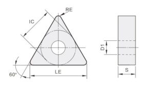 TNMG160408 MF AP1315(10pcs) 2 TNMG 4